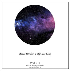 Who's The Prettiest - Mirror Card With Fusion Star Map