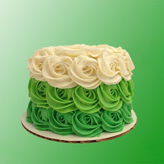 Independence Day Green Ombre Cake 2 LBS