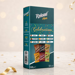 Reload Snack’s Celebrations – All in One Box (12 Minis)