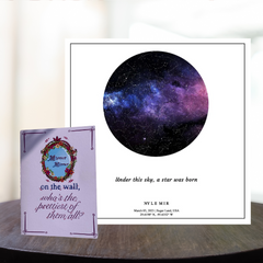 Who's The Prettiest - Mirror Card With Fusion Star Map