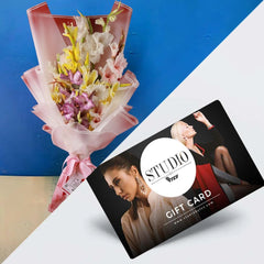 Studio by TCS Gift Card with Aurore - Gladiolus Bouquet - TCS SentimentsExpress