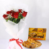 Timeless Treat: Baklawa Mix with Dream Bouquet - TCS SentimentsExpress