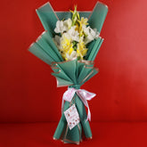 Vibrant Bouquet - Yellow Gladiolus - TCS SentimentsExpress
