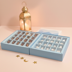 Sky blue Date & Chocolate Box
