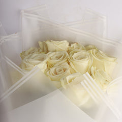 White Rose Gypsophila Bouquet