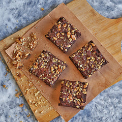 Fudgy Brownies with walnut by Coffee Planet