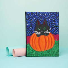 Pumpkin & Paws Hand-painted diary
