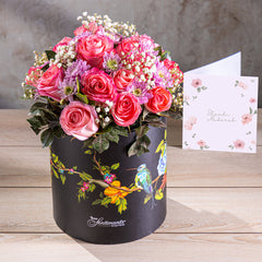 In Harmony - Pink Roses and Chrysanthemums - TCS SentimentsExpress
