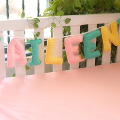Crochet Alphabet Garland