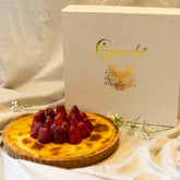 Baked Custard Strawberry Tart