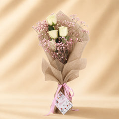 Dreamland Bouquet - White Roses