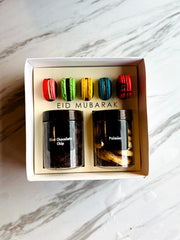 2 Cookie jar + 5 Macarons