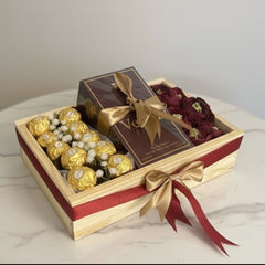 Maroon Velvet Delight For Him