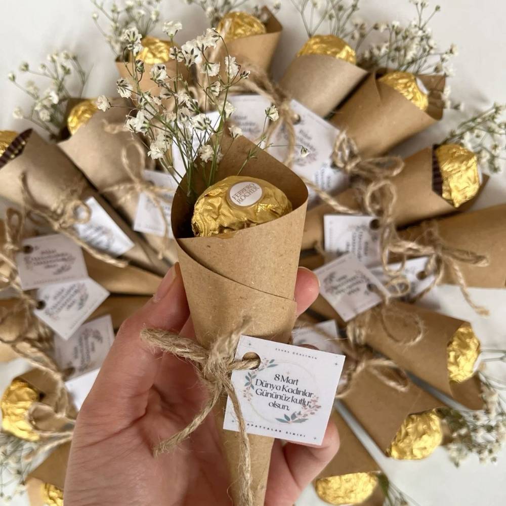 Mini Delight Ferrero Rocher Bouquet (Single Chocolate) - TCS SentimentsExpress