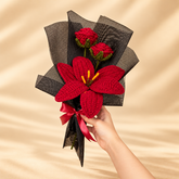Red Blooms - Crochet Bouquet