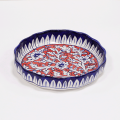 Round Serving Tray - Multani Pottery