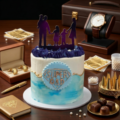 Blessed Family Theme Cake 3 Lbs