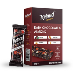 Granola Bars Dark Chocolate & Almond – Box (6 Bars)