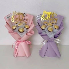 Sweet & Simple Ferrero Rocher Bouquet (6 Pieces) - TCS SentimentsExpress