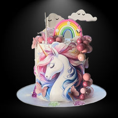 Unicorn Theme Cake 3.5 Lbs
