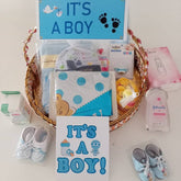 Soft and Sweet Baby Boy Basket - TCS SentimentsExpress