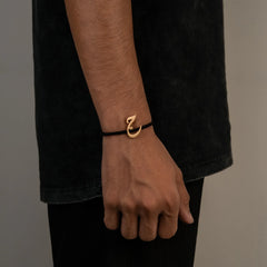 Rope Initial Bracelet