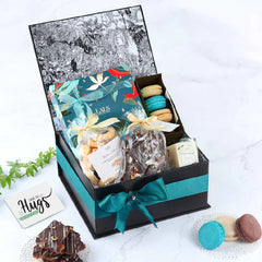 Black Toile Hamper by Lals - TCS SentimentsExpress