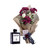 Zarar & Classic Violet Bouquet - TCS SentimentsExpress
