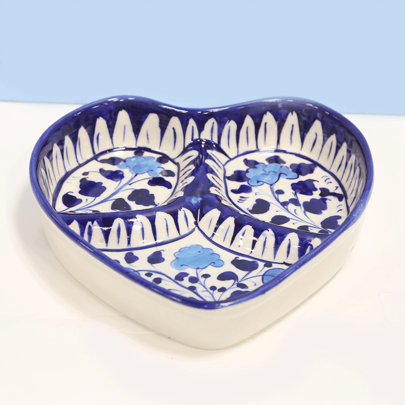 Heart Shaped Dish - Multani Pottery