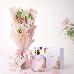 Bloom with Pink Pastel Bouquet - TCS Sentiments Express