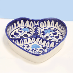 Heart Shaped Dish - Multani Pottery