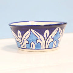 Blue Serving Bowl - Multani Pottery