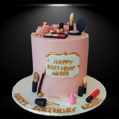 Make Up Theme Cake 3 Lbs