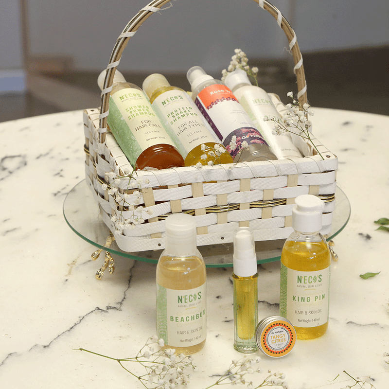 Just for them -  Organic Self Care basket by Neco&