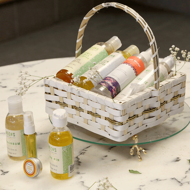 Just for them -  Organic Self Care basket by Neco&