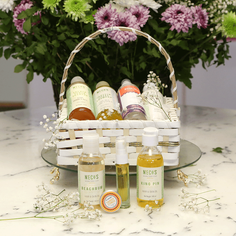 Just for them -  Organic Self Care basket by Neco&