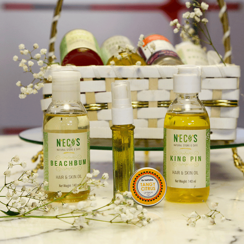 Just for them -  Organic Self Care basket by Neco&