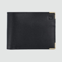 Elegant Glazed Leather Wallet for Men