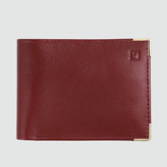 Elegant Glazed Leather Wallet for Men