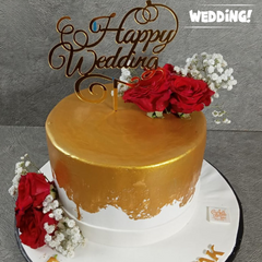 Timeless Love Wedding Cake - 5 Lbs