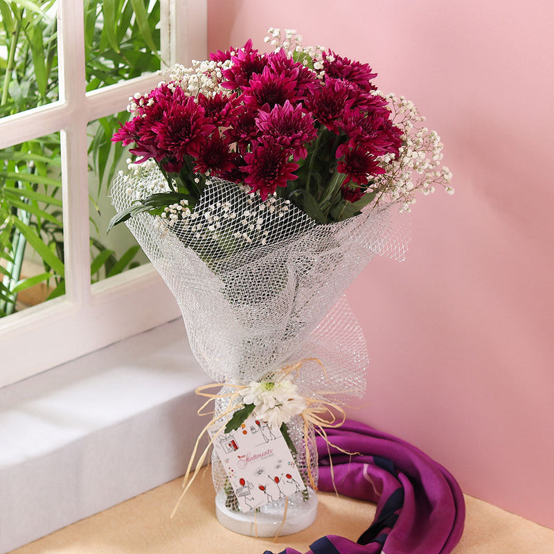 Passionate Purple Bouquet - TCS Sentiments Express