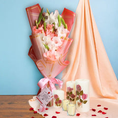 Pink Pastel Bouquet: Fragrant Bloom - TCS SentimentsExpress