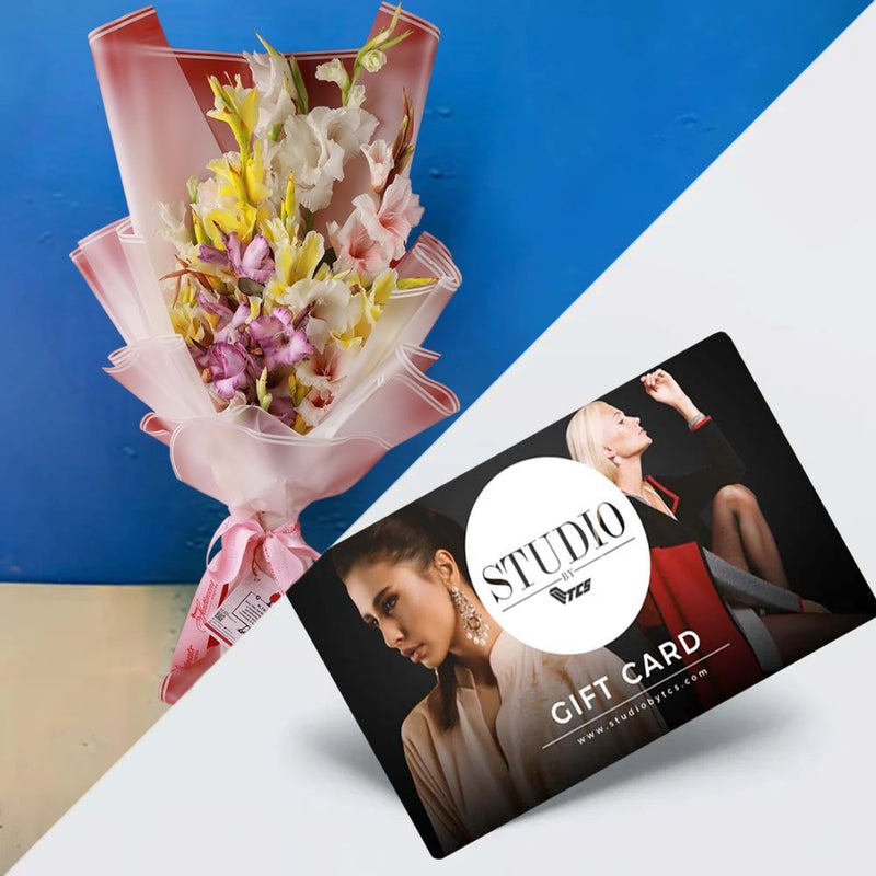 Studio by TCS Gift Card with Aurore - Gladiolus Bouquet