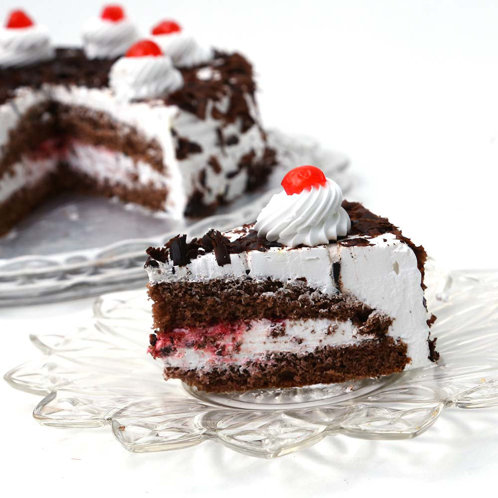 Black Forest Cake 2 lbs & Celebration Bouquet - TCS SentimentsExpress