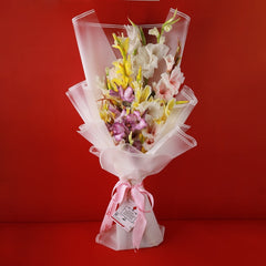 J. Candle & Aurore Gladiolus Bouquet