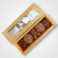 Rose & Teddy Chocolate - Kraft Box