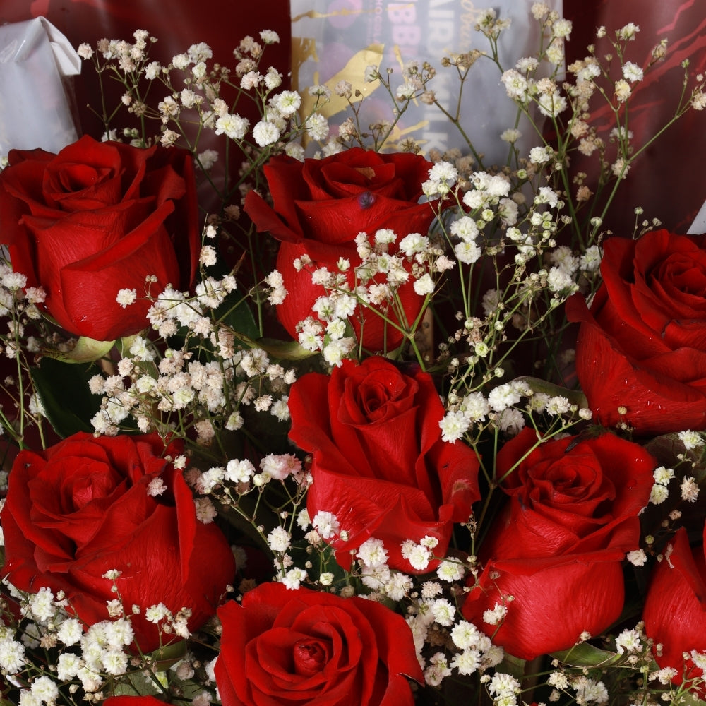 Red Roses Box - TCS SentimentsExpress