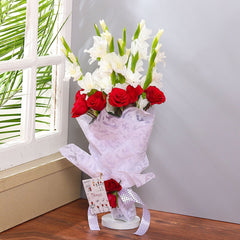 Celebration Bouquet Imported Red Roses - Same Day Delivery