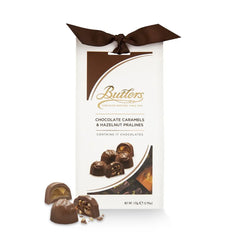 Chocolate Caramels & Hazelnut Praline 170G