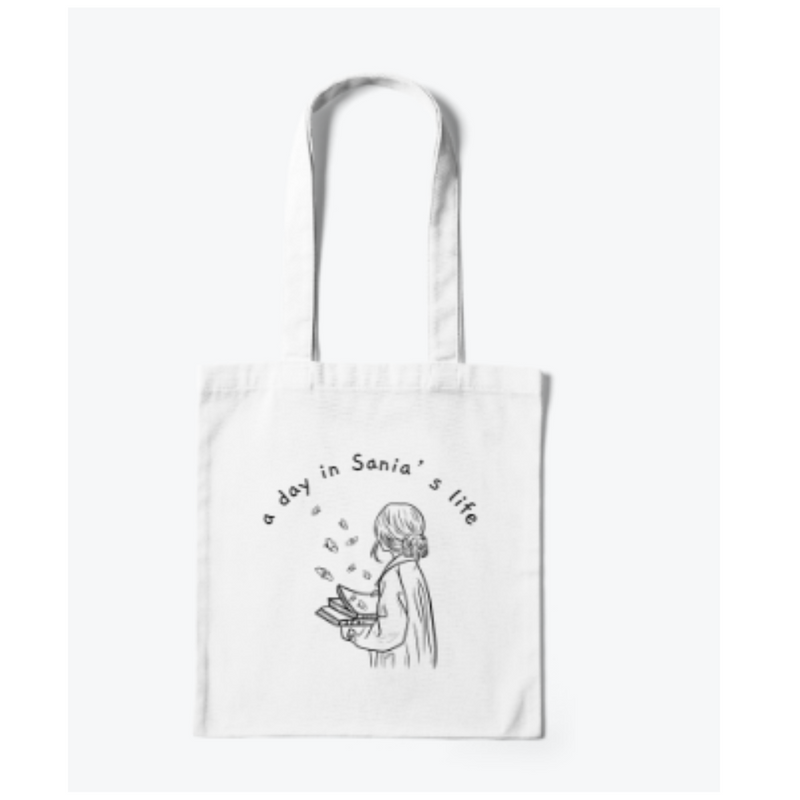 A Day in Life Customized Tote Bag